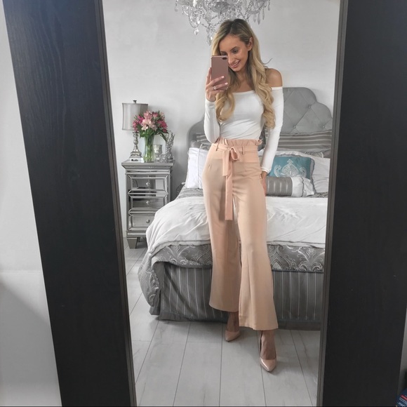 LAST ONE!!! High Waist Wide Leg Pants - Picture 7 of 8